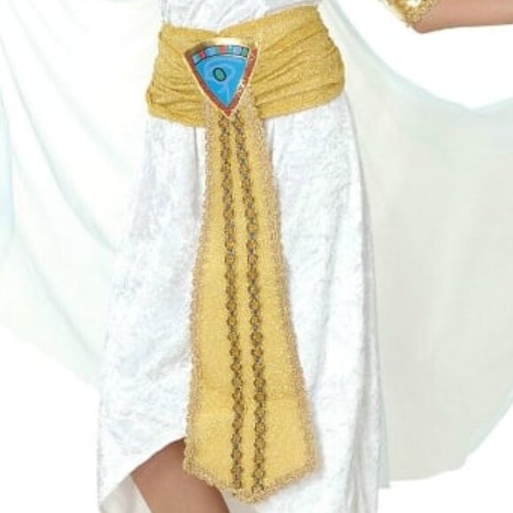 EGYPTIAN DELUXE QUEEN OF THE NILE 6 Pc CLEOPATRA COSTUME L 💥NWT!🆕FAST😮💨⚡🚚 - Picture 8 of 16